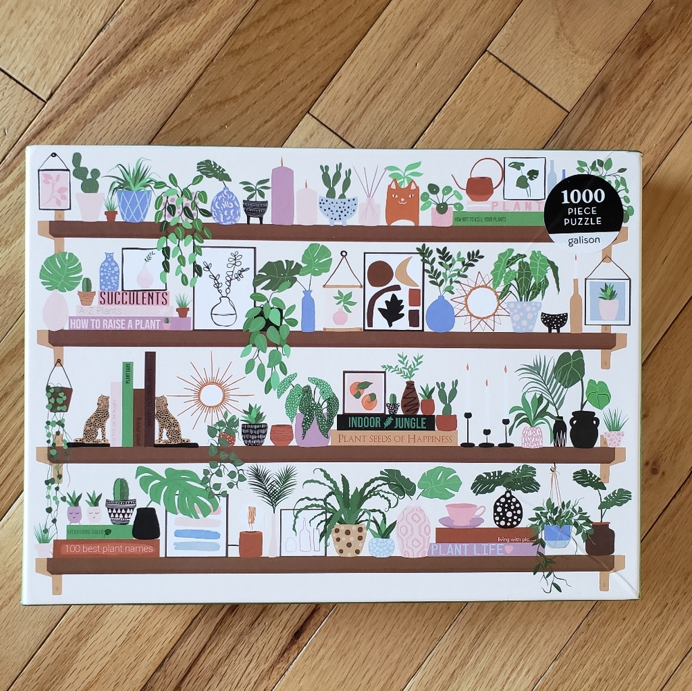 Galison Plant Shelfie 1000 piece puzzle